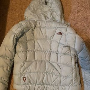 North Face blue puffer